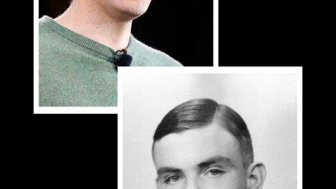 Sam Altman i Alan Turing. Entrevistes impossibles generades amb Chat GPT-4 i publicades a saul.cat. 	
