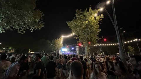 Les Santes. Ball al parc. Mataró. Matinada del 28 al 29 de juliol de 2023