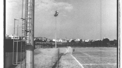 Nou camp de futbol de Pineda de Mar. 1992. Foto: Saül Gordillo (El Punt)