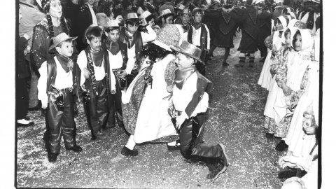 Carnaval de Calella. 1993. Foto: Saül Gordillo (El Punt)