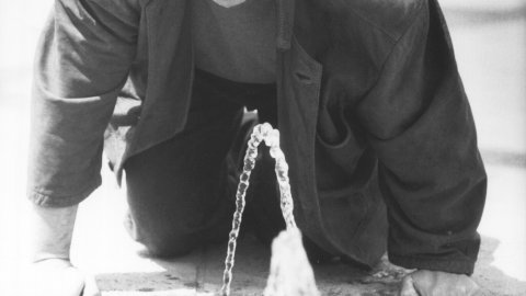 Valentí Agustí (PSC), alcalde de Palafolls. 1993. Foto: Saül Gordillo (El Punt)
