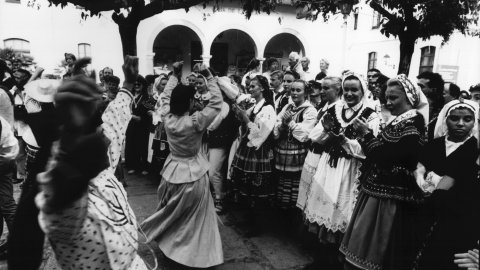 II Concurs Internacional de Danses Folkòriques. Pineda de Mar. 1992. Foto: Saül Gordillo (El Punt)