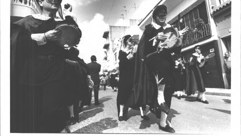 Carnaval de Pineda de Mar. 1992. Foto: Saül Gordillo (El Punt)
