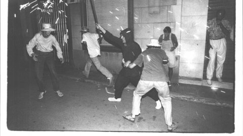 Correfoc per la Festa Major de Malgrat de Mar. 1991. Foto: Saül Gordillo (El Punt)