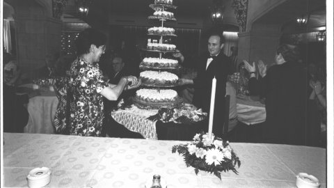 25è aniversari del Cercle Filatèlic de Calella. 1991. Foto: Saül Gordillo (El Punt)