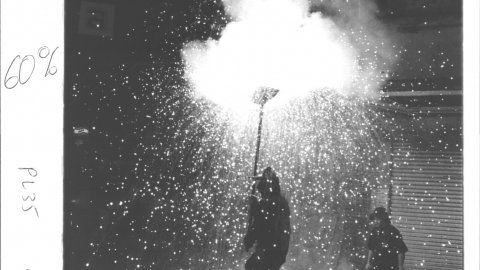 Correfoc de Calella. 1991. Foto: Saül Gordillo (El Punt)