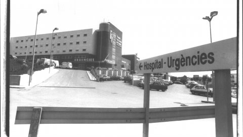 Hospital Sant Jaume de Calella. 21 de maig de 1993. Foto: Saül Gordillo (El Punt)