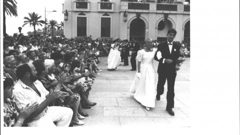 Festa Major de Lloret de Mar. 1991. Foto: Saül Gordillo (El Punt)