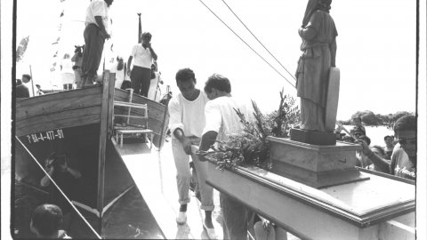 Processó de Santa Cristina de Lloret de Mar. 24 de juliol de 1991. Foto: Saül Gordillo (El Punt)