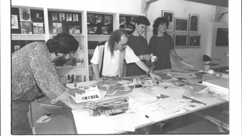 Fundació Tharrats d'Art Gràfic de Pineda de Mar. 1991. Foto: Saül Gordillo (El Punt)