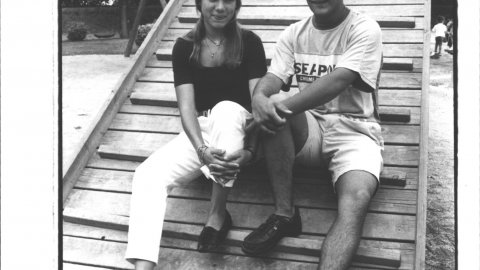 Roser Soms i Josep Soms, pubilla i hereu de Palafolls. 1992. Foto: Saül Gordillo (El Punt)