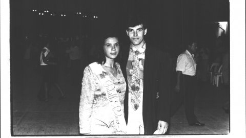 Marta Fontseca i Albert Martinell, pubilla i hereu de Tordera. 1992. Foto: Saül Gordillo (El Punt)