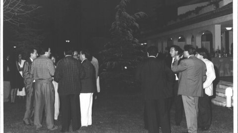 Piscolabis d'Ibèria Assegurances. Pineda de Mar. 1990. Foto: Saül Gordillo (El Punt)