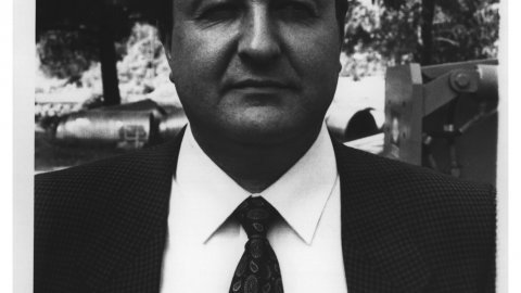 Miquel Tur i Carrasco, candidat del Partit Popular a l'alcaldia de Calella. 1991. Foto: Saül Gordillo (El Punt)