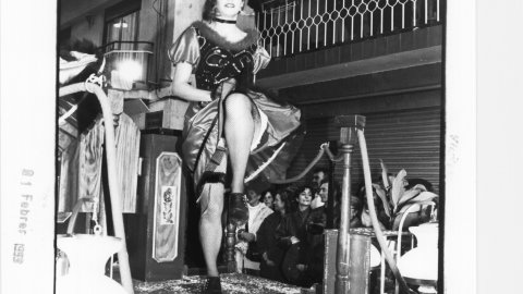 Carnaval de Calella. 21 de febrer de 1993. Foto: Saül Gordillo (El Punt)