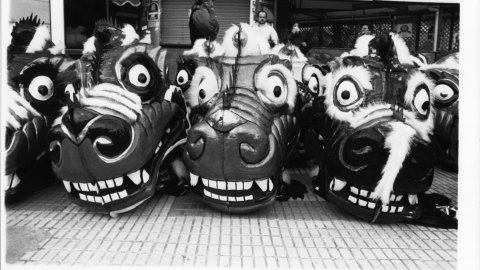 Carnaval de Calella. 1991. Foto: Saül Gordillo (El Punt)