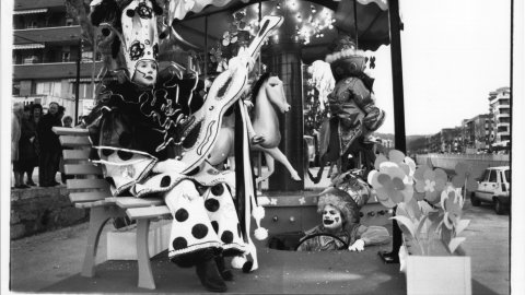 Carnaval d'Arenys de Mar. 1991. Foto: Saül Gordillo (El Punt)