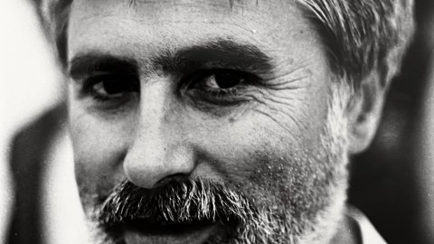 Josep Abad Marín, 'Pitu' Abad (1952-2021), tècnic del Club de Futbol Calella i exjugador del FC Barcelona. 1990-1991. Foto: Saül Gordillo (El Punt) 