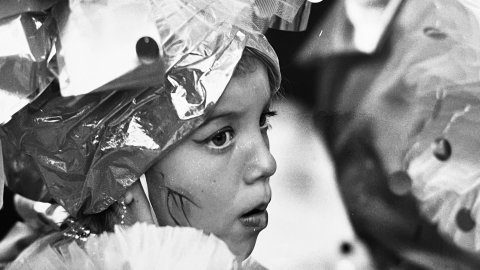 Rua de Carnaval de Calella. 1990-1991. Foto: Saül Gordillo (El Punt)
