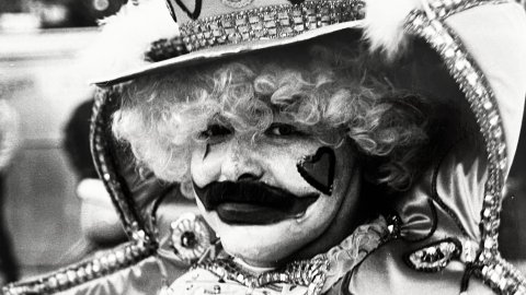Rua de Carnaval de Calella. 1990-1991. Foto: Saül Gordillo (El Punt)