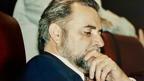 Sessió al Congrés dels Diputats. Julio Anguita. Madrid. Octubre de 1996. Foto: Saül Gordillo (El Punt)
