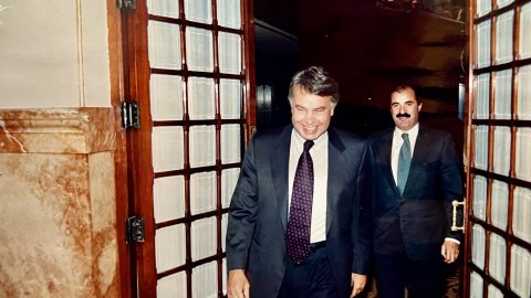 Sessió al Congrés dels Diputats. Felipe González. Madrid. Octubre de 1996. Foto: Saül Gordillo (El Punt)