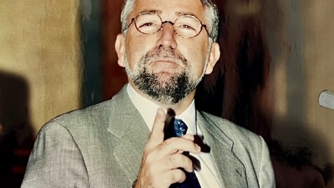 Sessió al Congrés dels Diputats. Josep Sànchez Llibre, diputat i portaveu adjunt de CiU al Congrés. Madrid. Octubre de 1996. Foto: Saül Gordillo (El Punt)