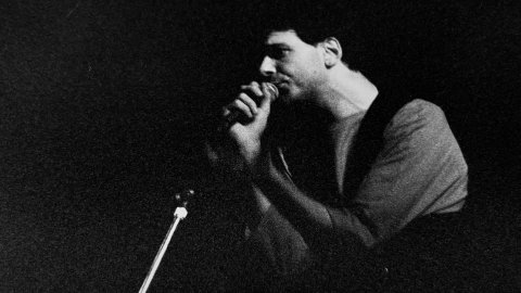 Concert d'Umpah-pah, amb Adrià Puntí, i Sangtraït, amb Quim Mandado, Papa Juls i Martín Rodríguez, al camp de futbol de Malgrat de Mar. Estiu de 1992. Foto: Saül Gordillo (El Punt / Repòrter)