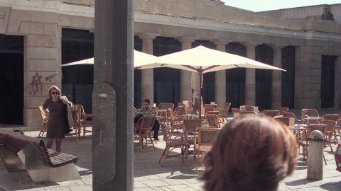 Plaça de la Peixateria de Mataró. 19 d'abril de 1996. Foto: Saül Gordillo (El Punt)