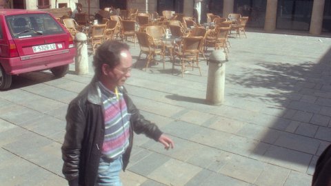 Plaça de la Peixateria de Mataró. 19 d'abril de 1996. Foto: Saül Gordillo (El Punt)