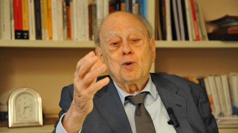 Jordi Pujol i Soley, expresident de la Generalitat de Catalunya i fundador de Convergència Democràtica de Catalunya, entrevistat al seu domicili particular de l'Avinguda General Mitre. Barcelona. 21 de febrer de 2025. Foto: Saül Gordillo