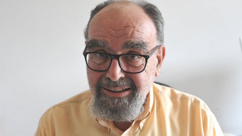 Àlvar Maduell. Avui 50 anys. Periodista, historiador, escriptor, professor de català i sacerdot caputxí. Residència Assís. Sant Quirze del Vallès. 13 de març de 2025