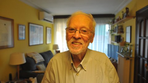 Enric Trillas Ruiz (Barcelona, 1940). Pare de la intel·ligència artificial a l'Estat espanyol. Expresident del Centre Superior d'Investigacions Cienfítiques (CSIC). Barcelona. 16 de juliol de 2025