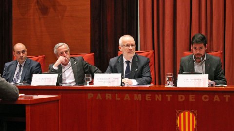 Comissió de control a la Corporació Catalana de Mitjans Audiovisuals (CCMA) al Parlament de Catalunya. 11 de març de 2016