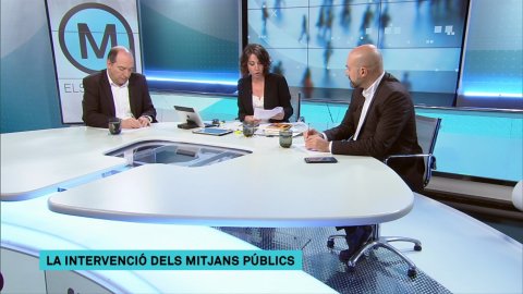 Entrevista als directors de TV3 i Catalunya Ràdio sobre la possible intervenció dels mitjans públics amb l'article 155. 23 d'octubre de 2017