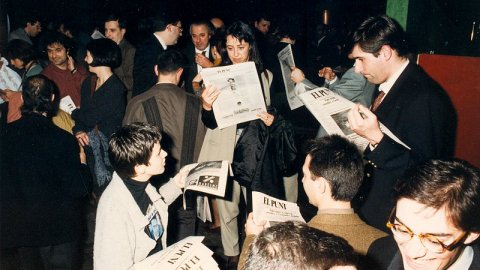 Presentació de l'edició d'El Punt del Maresme. Discoteca Das Andere. Mataró. 2 de febrer de 1995.