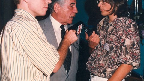 Entrevista al conseller de Justícia de la Generalitat, Agustí Maria Bassols, acompanyat de Manel Colàs, de Ràdio Pineda. 