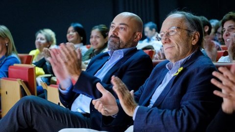 El director de Catalunya Ràdio i dels Mitjans Digitals de la Corporació Catalana de Mitjans Audiovisuals, Saül Gordillo, participa en el sopar 'off the record' de la Catosfera 2018 a Girona. 19 d’octubre de 2018