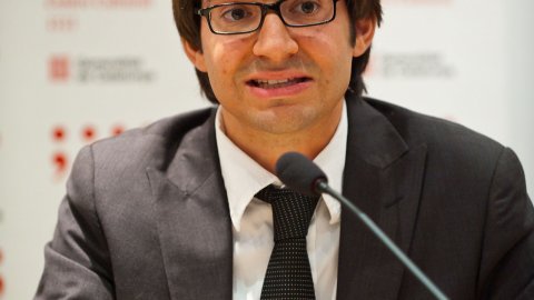 Presentació de la Catalan News Agency, portal en anglès de l'Agència Catalana de Notícies (ACN), a corresponsals estrangers al Centre Cultural Blanquerna. Albert Segura. Madrid. 27 de setembre de 2010. Foto: Mikel Laburu