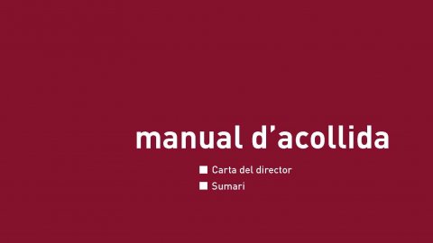 Manual d'acollida de l'Agència Catalana de Notícies (ACN). Presentació a la trobada de treballadors de l'ACN al Museu d'Història de Catalunya. 18 de setembre de 2009. Foto: Mikel Laburu