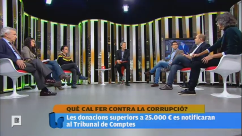 La Rambla de BTV amb Daniel Domenjó, Afra Blanco, Francesc Canosa, Oleguer Sarsanedas, Josep Espinet, Nacho Martín-Blanco i Saül Gordillo. 27 de novembre de 2014