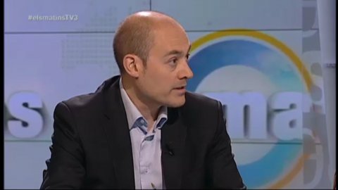 Tertúlia del programa Els matins de TV3, presentat i dirigit per Lídia Heredia. 25 de maig de 2015