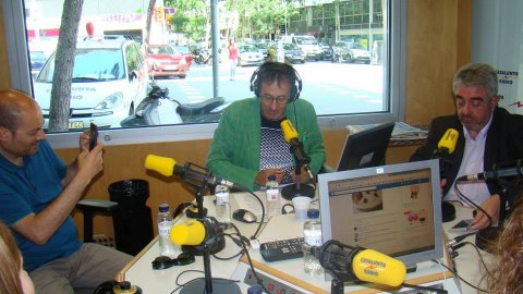 L'oracle de Catalunya Ràdio, de Xavier Graset, amb Miquel Buch, alcalde de Premià de Mar, Xavier Roig i Saül Gordillo. 29 de maig de 2015