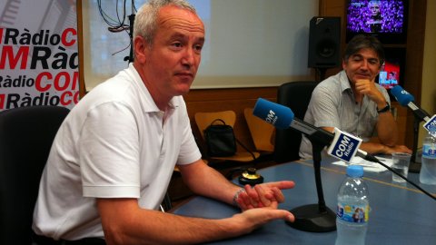 País en xarxa a COM Ràdio, amb Saül Gordillo i Quique Azcona. Juliol-Agost 2011. Jordi Graells i Santiago Torres. Foto: Saül Gordillo