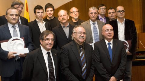 Entrega dels Premis Nacionals de Comunicació al Palau de la Generalitat. 14 d'octubre de 2009. Foto: Adrià Costa (Nació Digital)