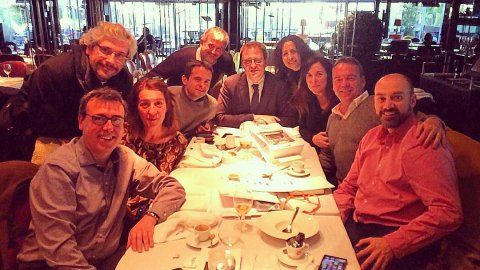 Dinar de comiat de Lluís Carrasco com a cap comercial i de màrqueting de Catalunya Ràdio. 20 de gener de 2016