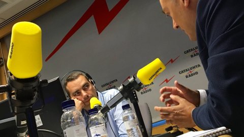 Entrevista del director de Catalunya Ràdio, Saül Gordillo, amb Òscar Fernàndez. 25 d'agost de 2016