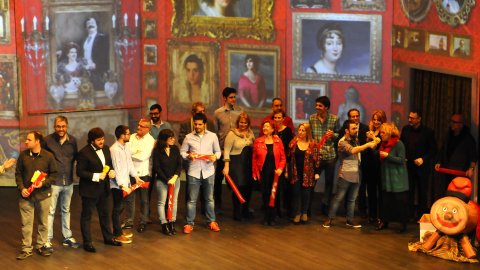 Festa de Nadal de Catalunya Ràdio amb La Cubana al teatre Coliseum i Tió Solidari. 23 de desembre de 2016