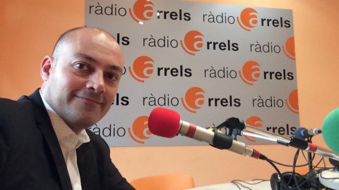 Entrevista al director de Catalunya Ràdio, Saül Gordillo, a Ràdio Arrels, de la Catalunya Nord. Perpinyà. 7 de juliol de 2016 
