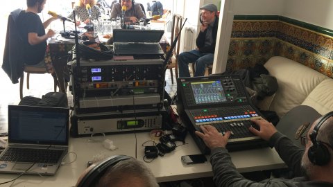 Programa especial d''El suplement' amb motiu del Dia Mundial de la Ràdio, a casa de Ricard Ustrell. Sabadell. 12 de febrer de 2017